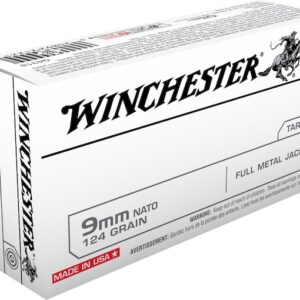 Winchester NATO Ammunition 9mm Luger 124 Grain Full Metal Jacket