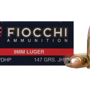 Fiocchi Shooting Dynamics Ammunition 9mm Luger 147 Grain Jacket Hollow Point