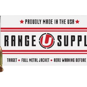 Underwood Range Supply Ammunition 9mm Luger 115 Grain Full Metal Jacket  1000 round