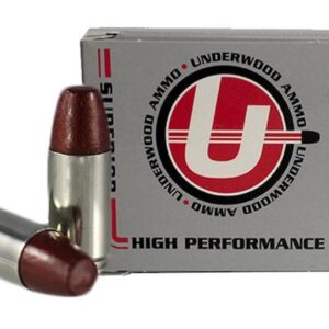 Underwood Ammunition 9mm Luger +P 147 Grain Hard Cast Flat Nose 500 round