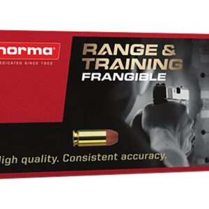 Norma Range & Training Frangible Ammunition 9mm Luger 65 Grain Frangible Round Nose 1000 round
