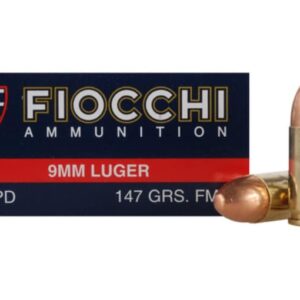 Fiocchi Shooting Dynamics Ammunition 9mm Luger 147 Grain Full Metal Jacket 1000 round