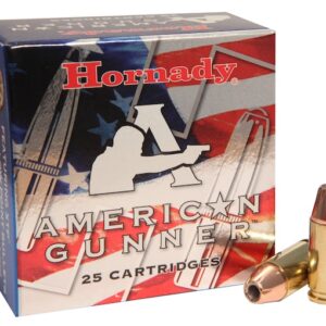 Hornady American Gunner Ammunition 9mm Luger +P 124 Grain XTP Jacketed Hollow Point 500 round