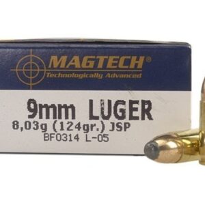 Magtech Ammunition 9mm Luger 124 Grain Jacketed Soft Point