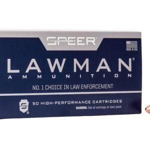 Speer Lawman Ammunition 9mm Luger 124 Grain Full Metal Jacket 1000 round