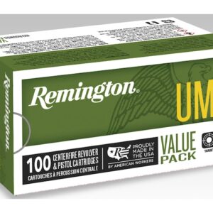 Remington UMC Ammunition 9mm Luger 115 Grain Jacketed Hollow Point