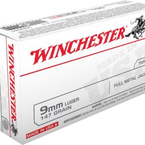 Winchester USA Ammunition 9mm Luger 147 Grain Full Metal Jacket 500 round