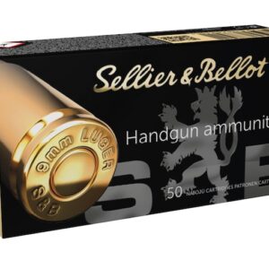 Sellier & Bellot Ammunition 9mm Luger 115 Grain Full Metal Jacket
