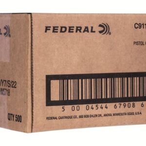 Federal Ammunition 9mm Luger 115 Grain Full Metal Jacket 1000 round