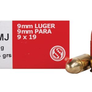 Sellier & Bellot Ammunition 9mm Luger 124 Grain Full Metal Jacket 1000 round