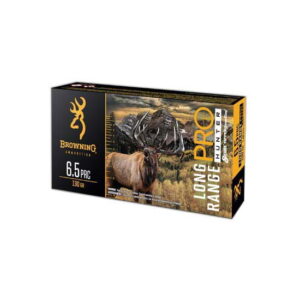 Browning Long Range Pro 6.5mm PRC 130 grain Sierra Tipped GameKing Brass Cased Centerfire Rifle Ammunition 500 ROUNDS