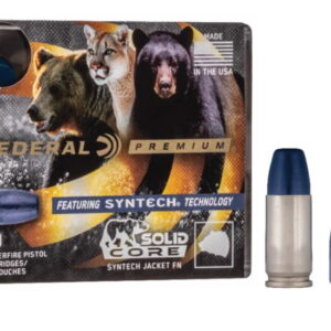 Federal Premium Centerfire Handgun Ammunition .357 Magnum 180 grain Syntech Jacket Solid Core Centerfire Pistol Ammunition P357SHC1 Caliber: .357 Magnum, Number of Rounds: 500