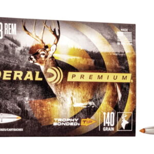 Federal Premium VITAL-SHOK 7mm-08 Remington 140 grain Trophy Bonded Tip Centerfire Rifle Ammunition P708TT2 Caliber: 7mm-08 Remington, Number of Rounds: 500