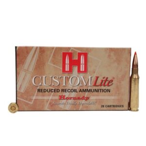 Hornady Custom Lite 7mm-08 Remington 120 Grain Super Shock Tip Centerfire Rifle Ammunition 80572 Caliber: 7mm-08 Remington, Number of Rounds: 500
