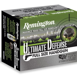 Remington Ultimate Defense Full-Size .38 Special +P 125 Grain Bonded Jacketed Hollow Point Centerfire Pistol Ammunition R28938 Caliber: .38 Special +P, Number of Rounds: 500