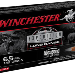 Winchester Winchester Expedition Big Game Long Range 6.5 PRC 142 Grain Accubond LR Rifle Ammunition S65PLR Caliber 500 ROUNDS