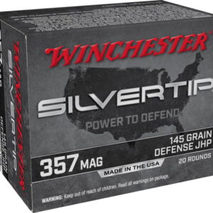 Winchester SUPER-X HANDGUN .357 Magnum 145 grain Silvertip Jacketed Hollow Point Centerfire Pistol Ammunition W357ST Caliber: .357 Magnum, Number of Rounds: 500